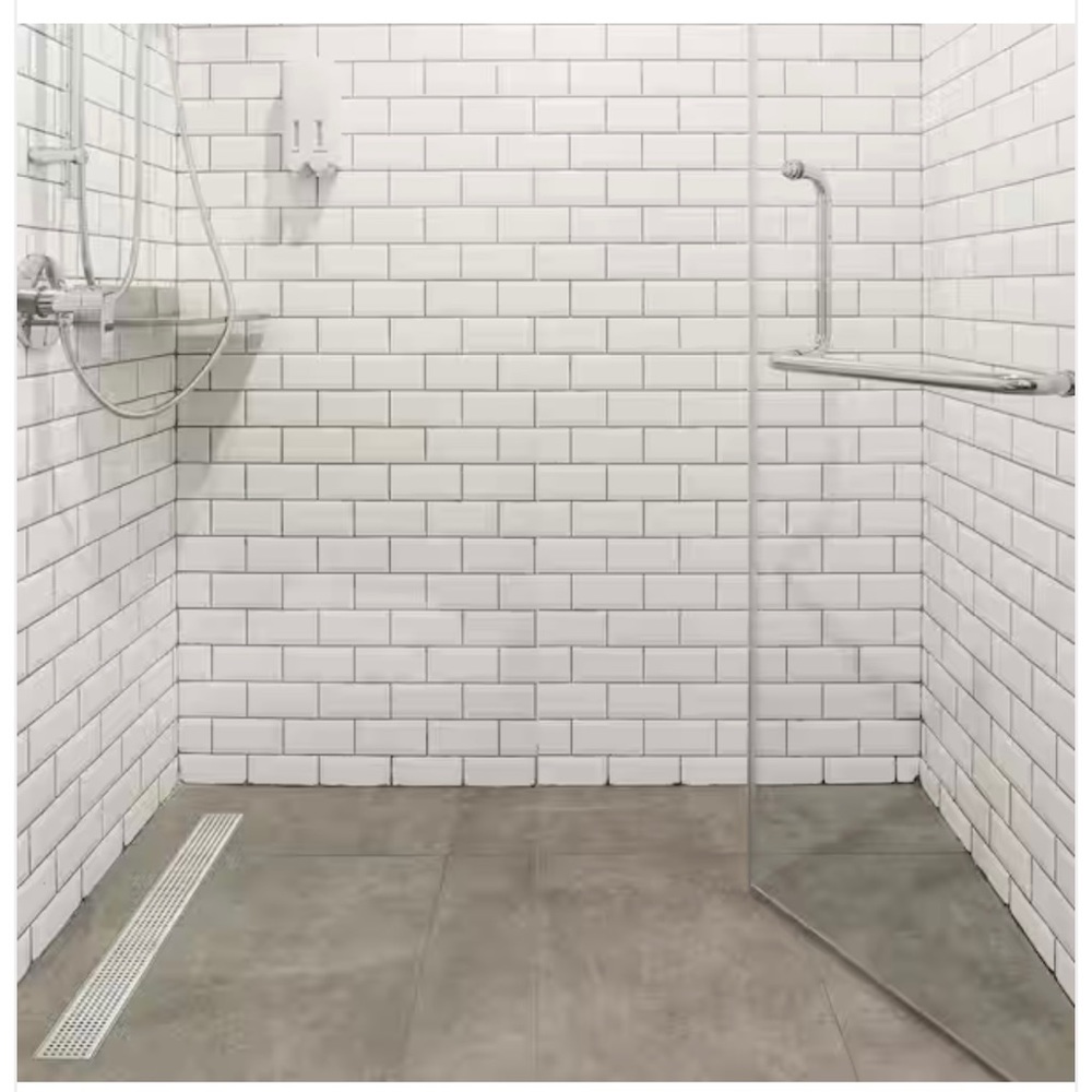 Oatey
36 in. Stainless Steel Linear Shower Drain with Square Pattern Drain Cover